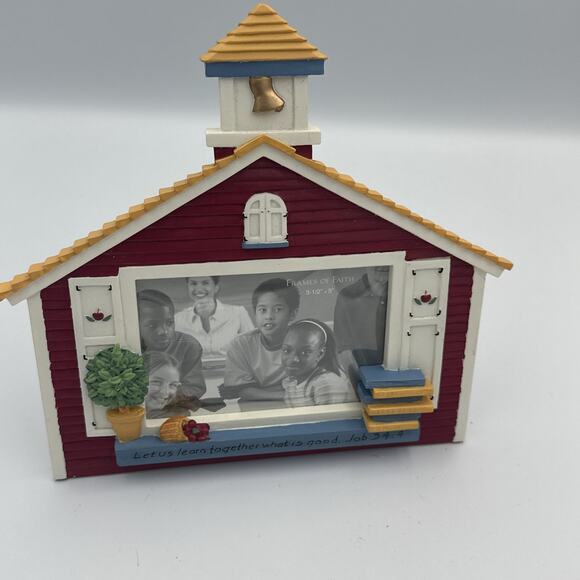 School House Picture Frame 3.5 X 5 Photo Inspirio by Zondervan Job 34:4 Teacher - Picture 8 of 10